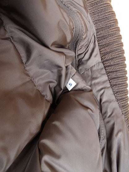Moncler Manteau Trench Long Matelassé Noir XXL Homme