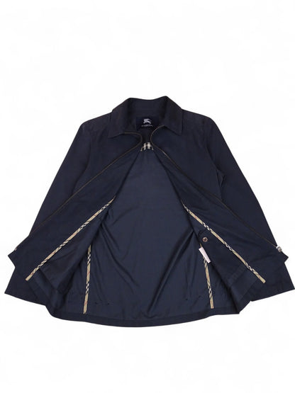 Burberry Veste Harrington Bleu Marine L Homme