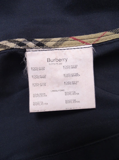 Burberry Veste Harrington Bleu Marine L Homme
