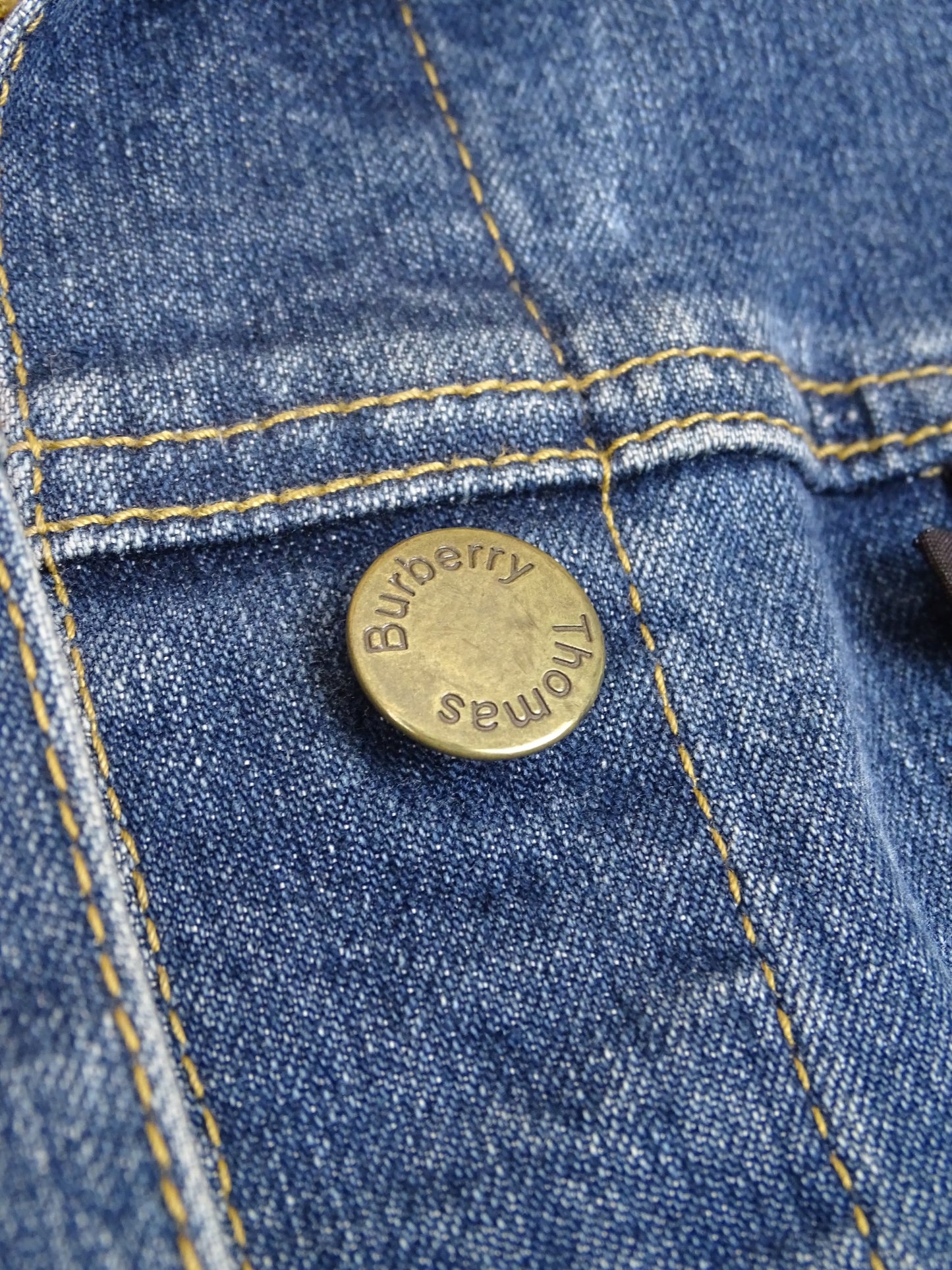 Burberry Veste Jean Femme Bleu Marine Denim XS Femme
