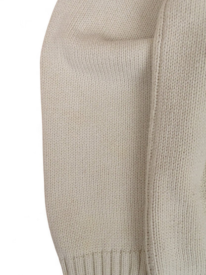 Burberry Pull Rayures Beige/Bleu Marine XL