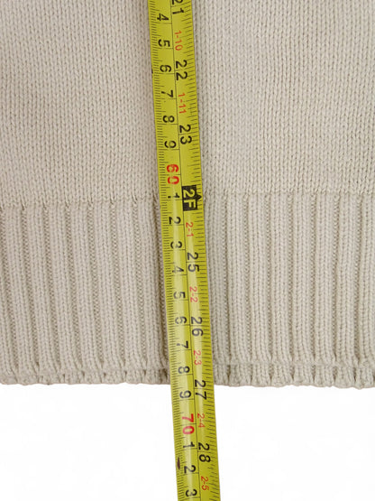 Burberry Pull Rayures Beige/Bleu Marine XL