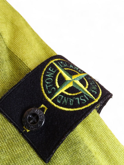 Stone Island Pull 100%Laine Vert S Homme