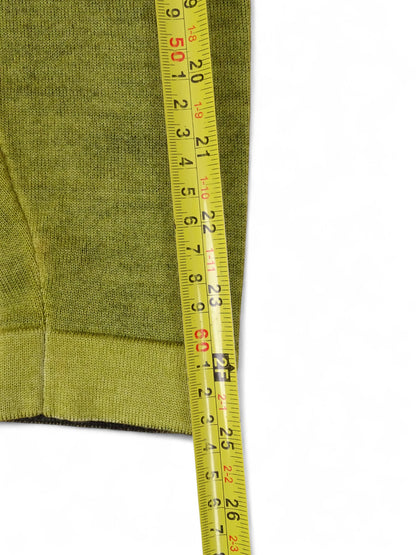 Stone Island Pull 100%Laine Vert S Homme
