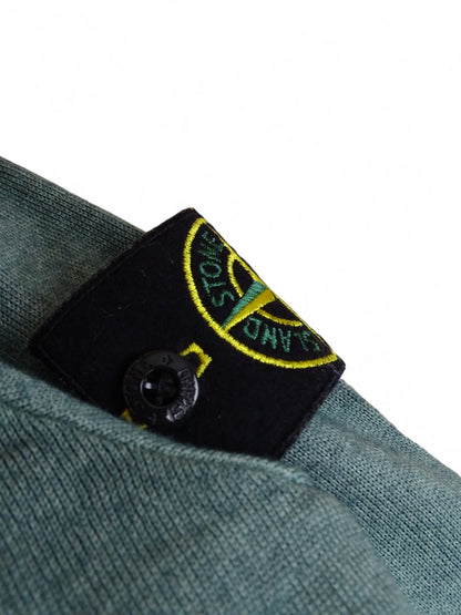 Stone Island Pull Laine Bleu Turquoise S Homme