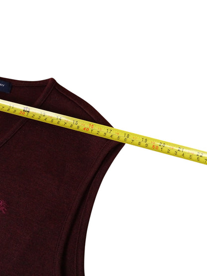 Burberry Cardigan Bordeaux L Homme 60% Laine