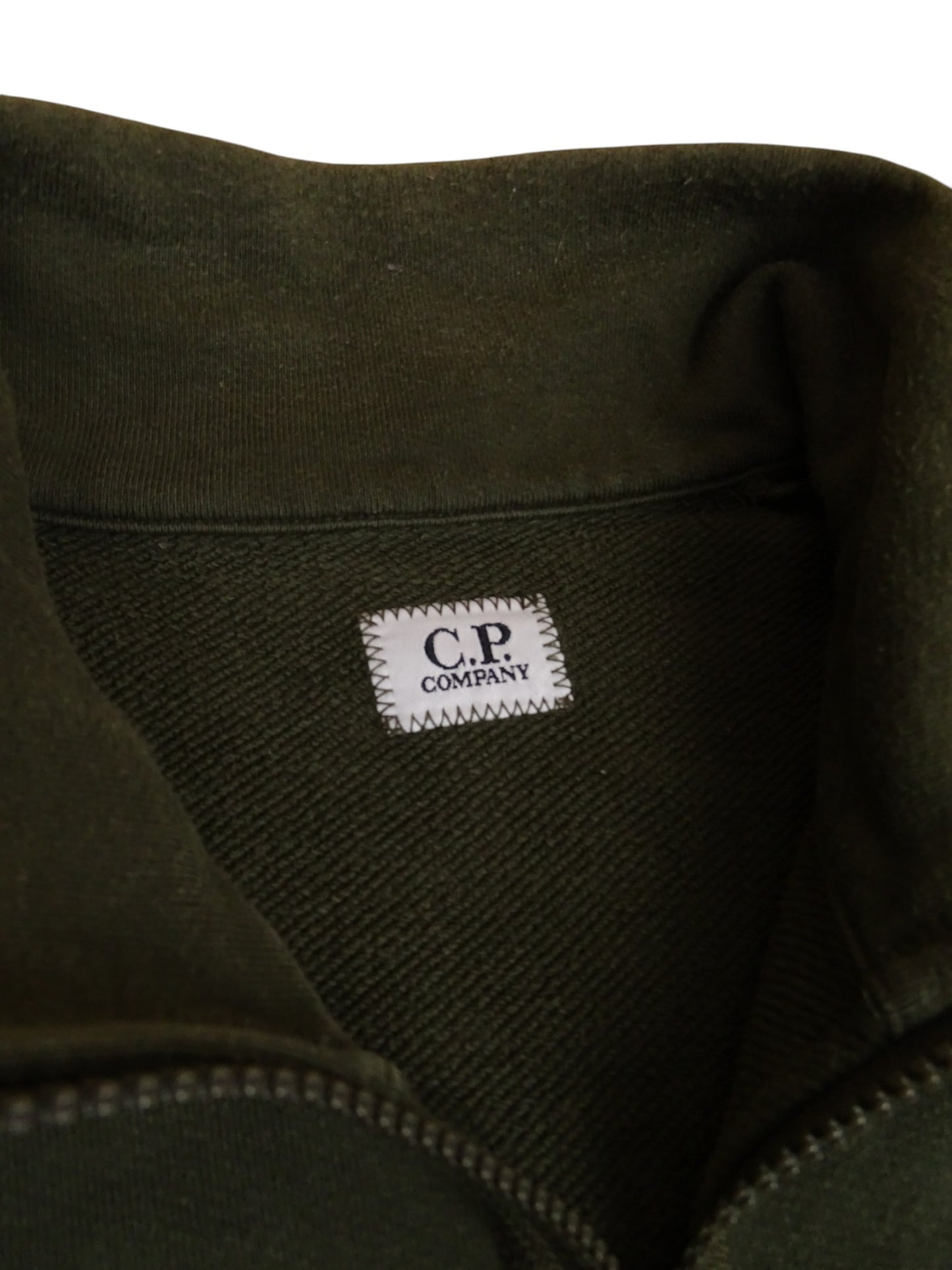 C.P. Company Veste à Fermeture Éclair pour Homme Kaki L