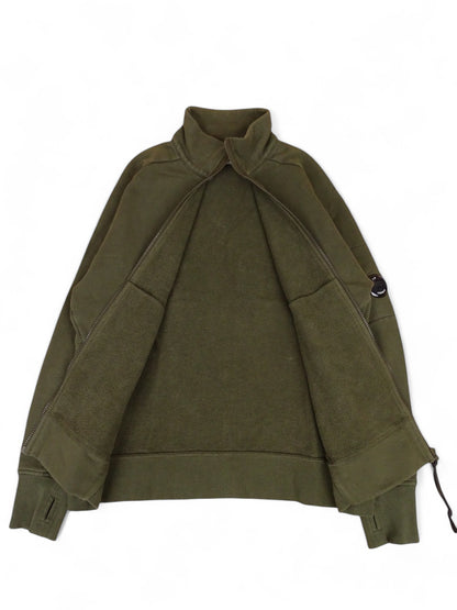 C.P. Company Veste à Fermeture Éclair pour Homme Kaki L
