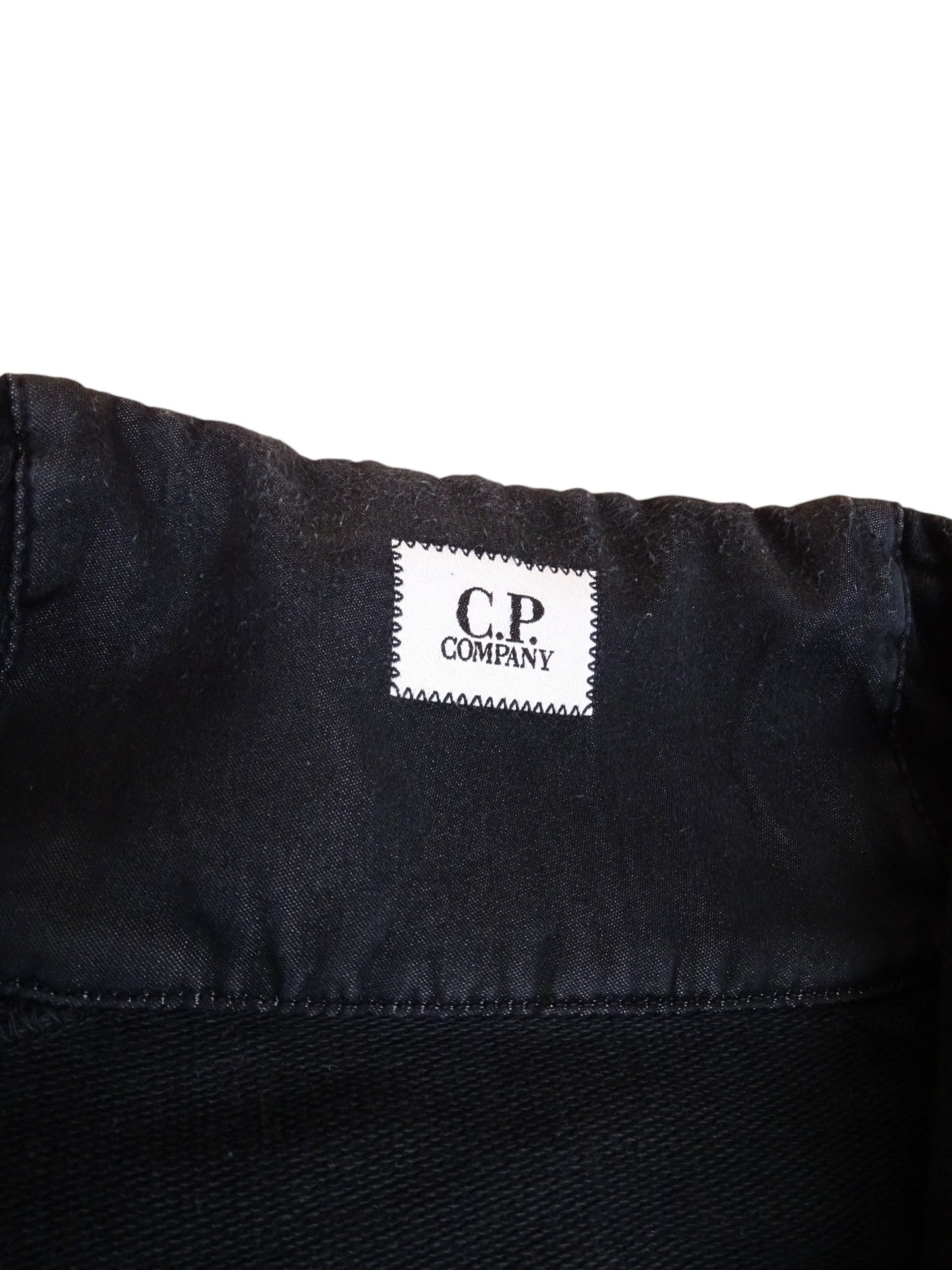 Sweat-shirt noir demi-zip C.P. Company L Homme
