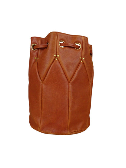 Jérôme Dreyfuss Sac Popeye Cuir Marron