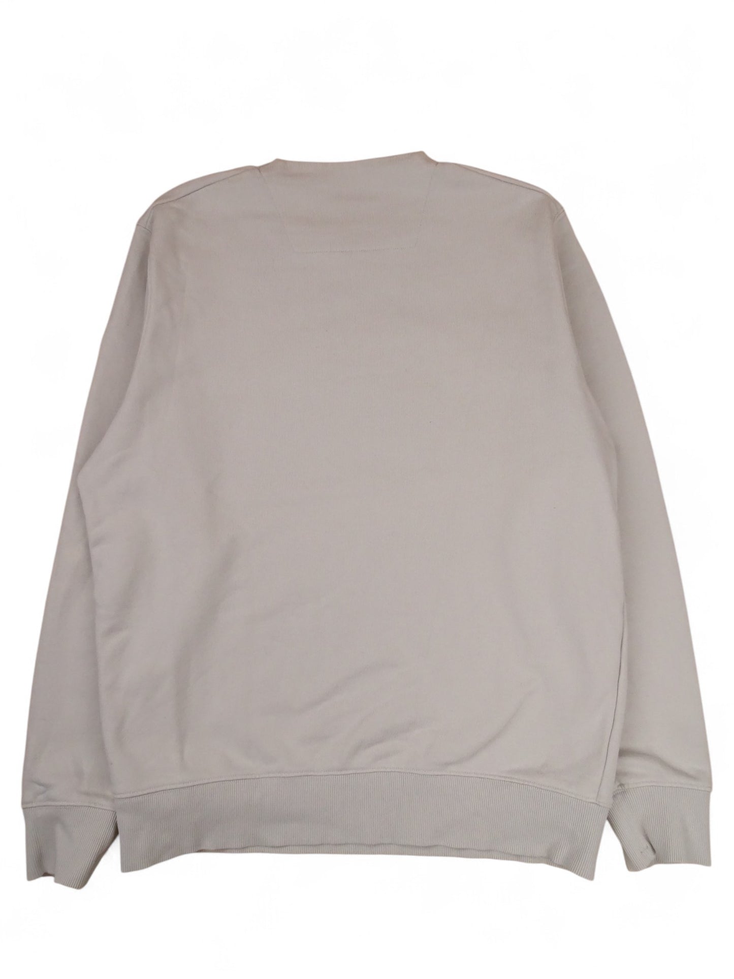 C.P. Company Pull Beige Logo Brodé L Homme
