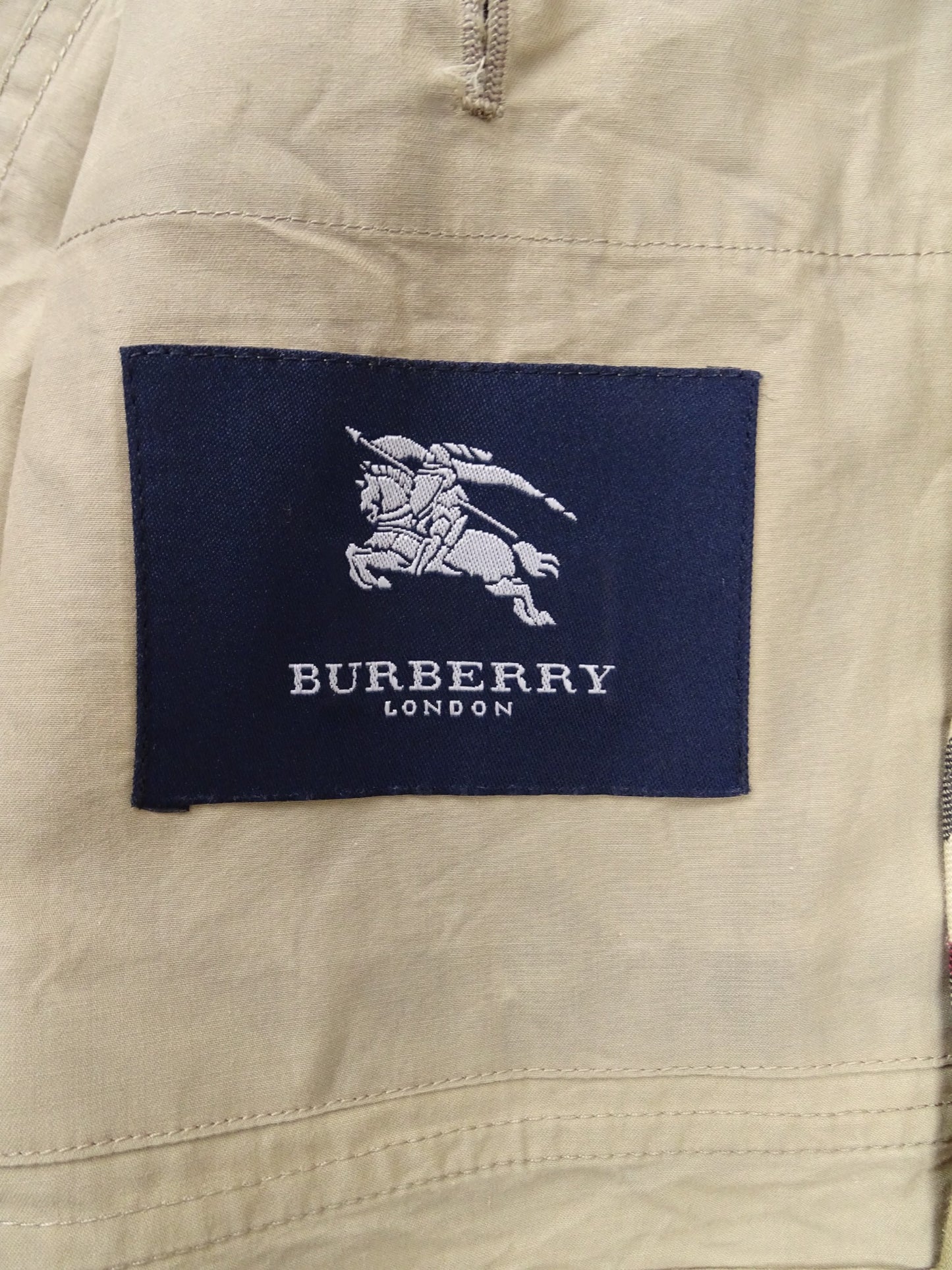 Burberry Trench Beige L Homme Coton