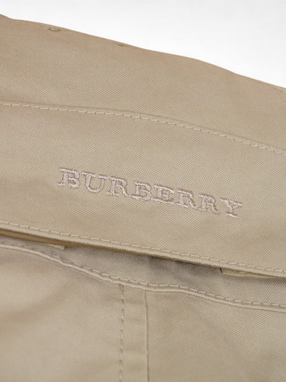 Burberry Manteau Long Coton Rembourré Beige L Homme