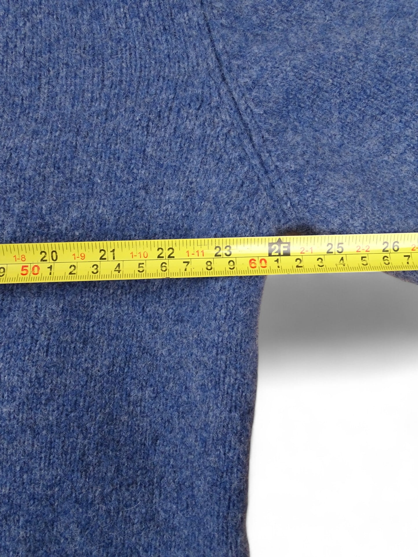 Cardigan Burberry Col Roulé Boutons Bleu M Homme 100% Laine