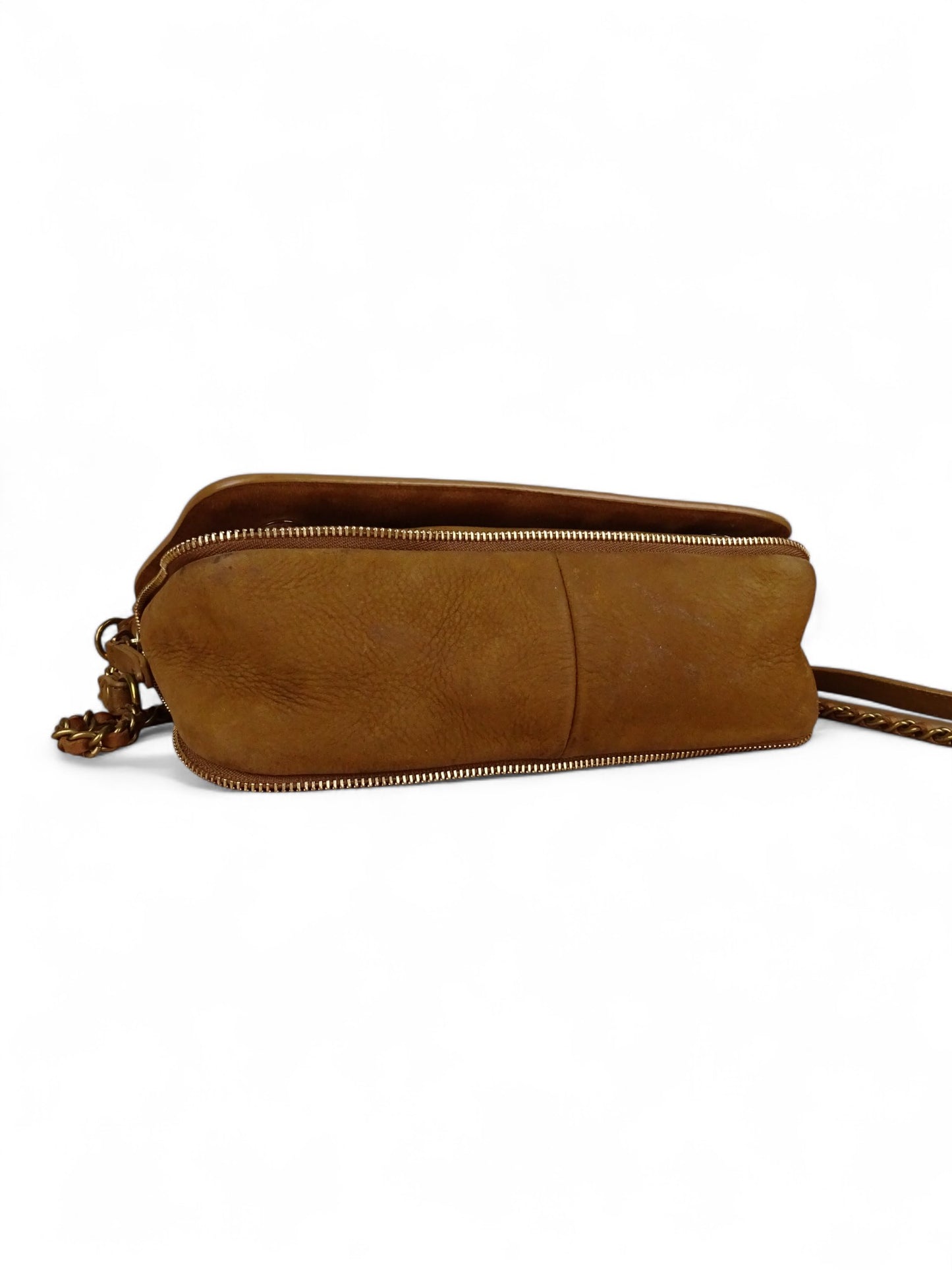 Sac Bandoulière Jérôme Dreyfuss "Bobi" Taille S Beige Cuir