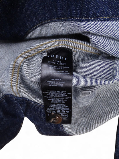 Soeur Veste Oversize Jean Bleu Marine S Femme