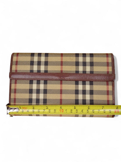 Burberry Portefeuille Tartan Emblématique
