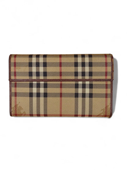 Burberry Portefeuille Tartan Emblématique
