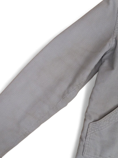 Veste Thomas Burberry Grise M Femme Velour Côtelé