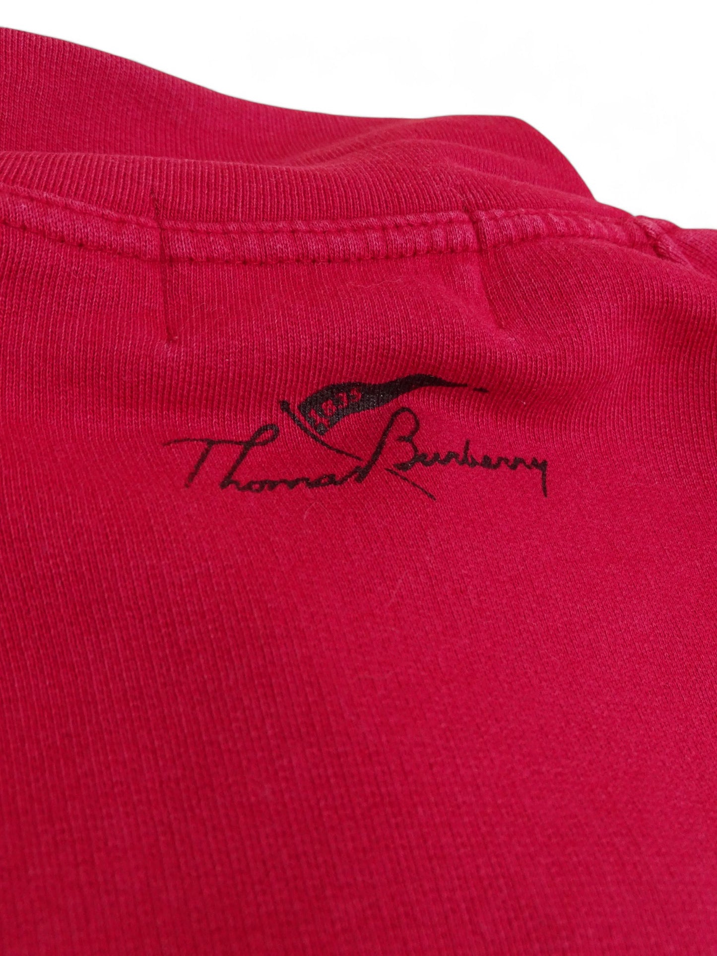 Burberry Gilet Zippé Rouge Torsadé M