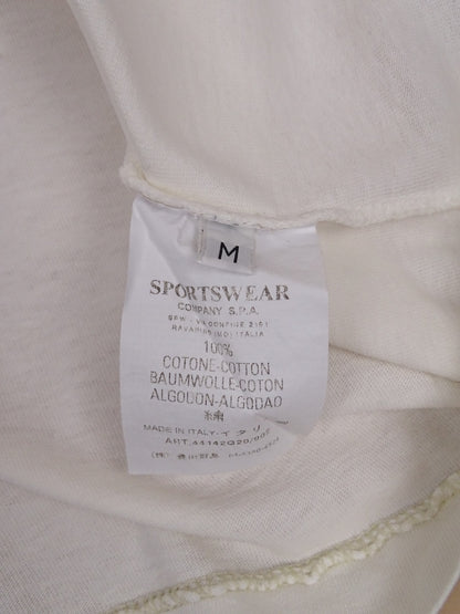 T-shirt Stone Island Vintage M Blanc 100% Coton