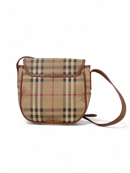 Burberry Sacoche Tartan Emblématique Beige