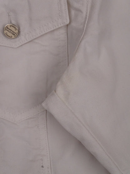Jean Paul Gaultier Veste Jean Blanche Crop L Homme