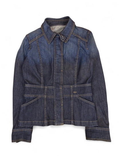 Burberry Veste En Jean Bleu Marine S Femme