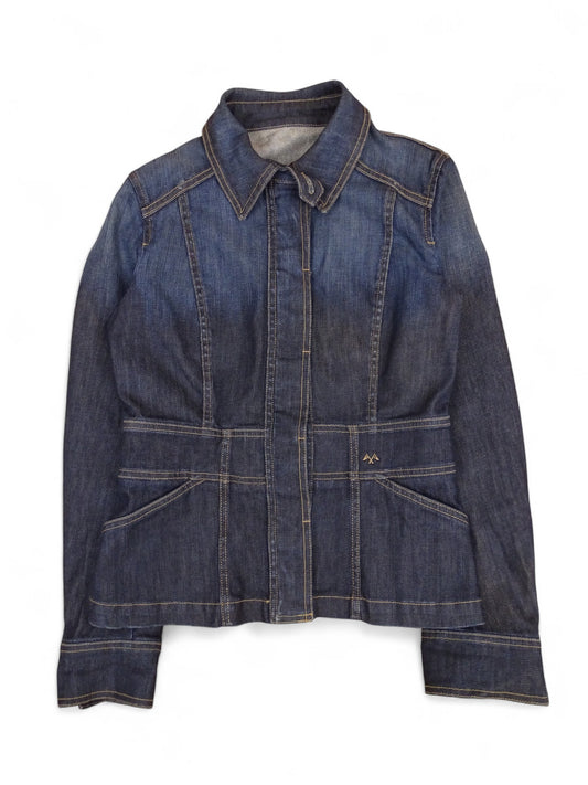 Burberry Veste En Jean Bleu Marine S Femme