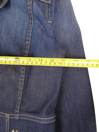 Burberry Veste En Jean Bleu Marine S Femme