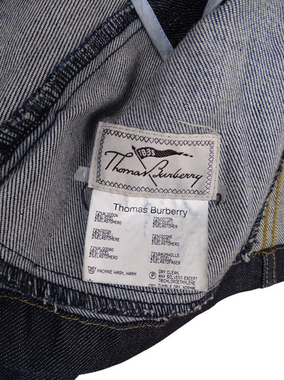 Burberry Veste En Jean Bleu Marine S Femme