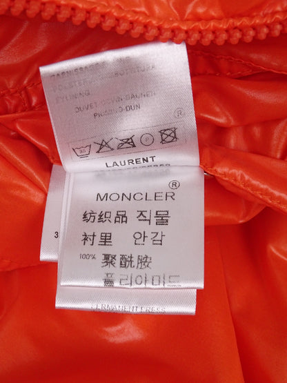 Moncler Veste Matelassée "Lauren" Orange XL Homme