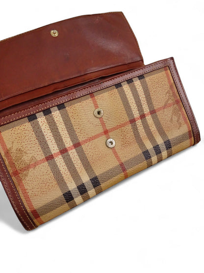 Burberry Portefeuille Tartan Emblématique