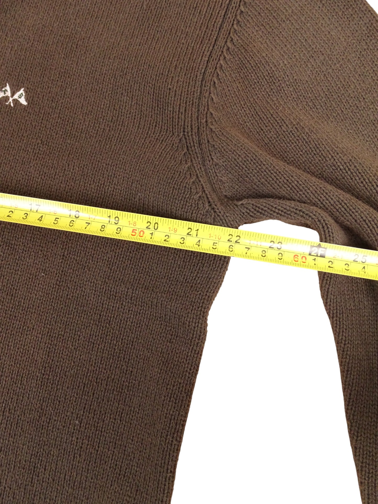 Burberry Pull Zippé Coton Marron/Beige XL Homme