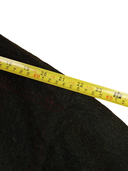 Burberry Cardigan Kaki Vert Écossais Laine XL Homme