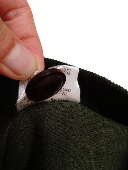 Burberry Cardigan Kaki Vert Écossais Laine XL Homme