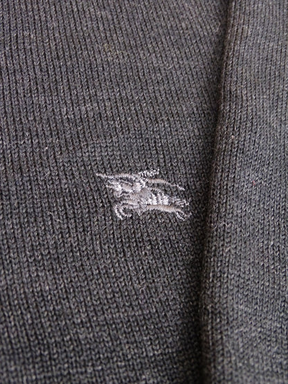Burberry Pull Col V Gris M/L Homme
