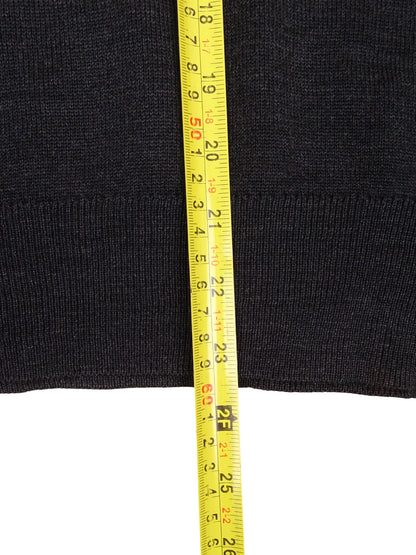 Burberry Pull Col V Gris M/L Homme