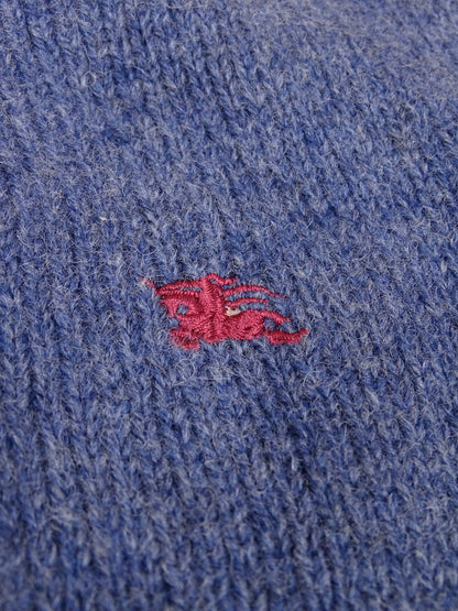 Burberry Pull Bleu Épais XL Homme Laine