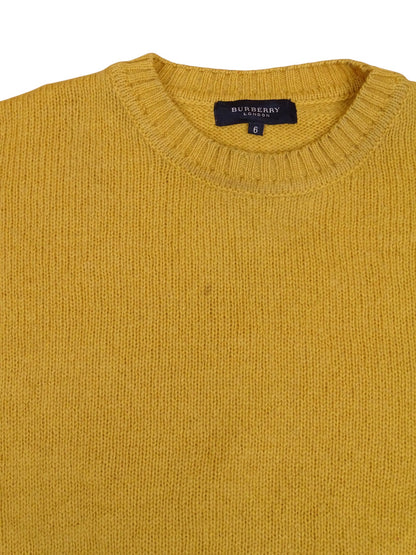 Burberry Pull Jaune M Homme Coton