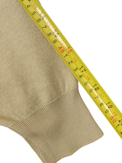 Burberry Pull Col Rond Beige Fin M Homme