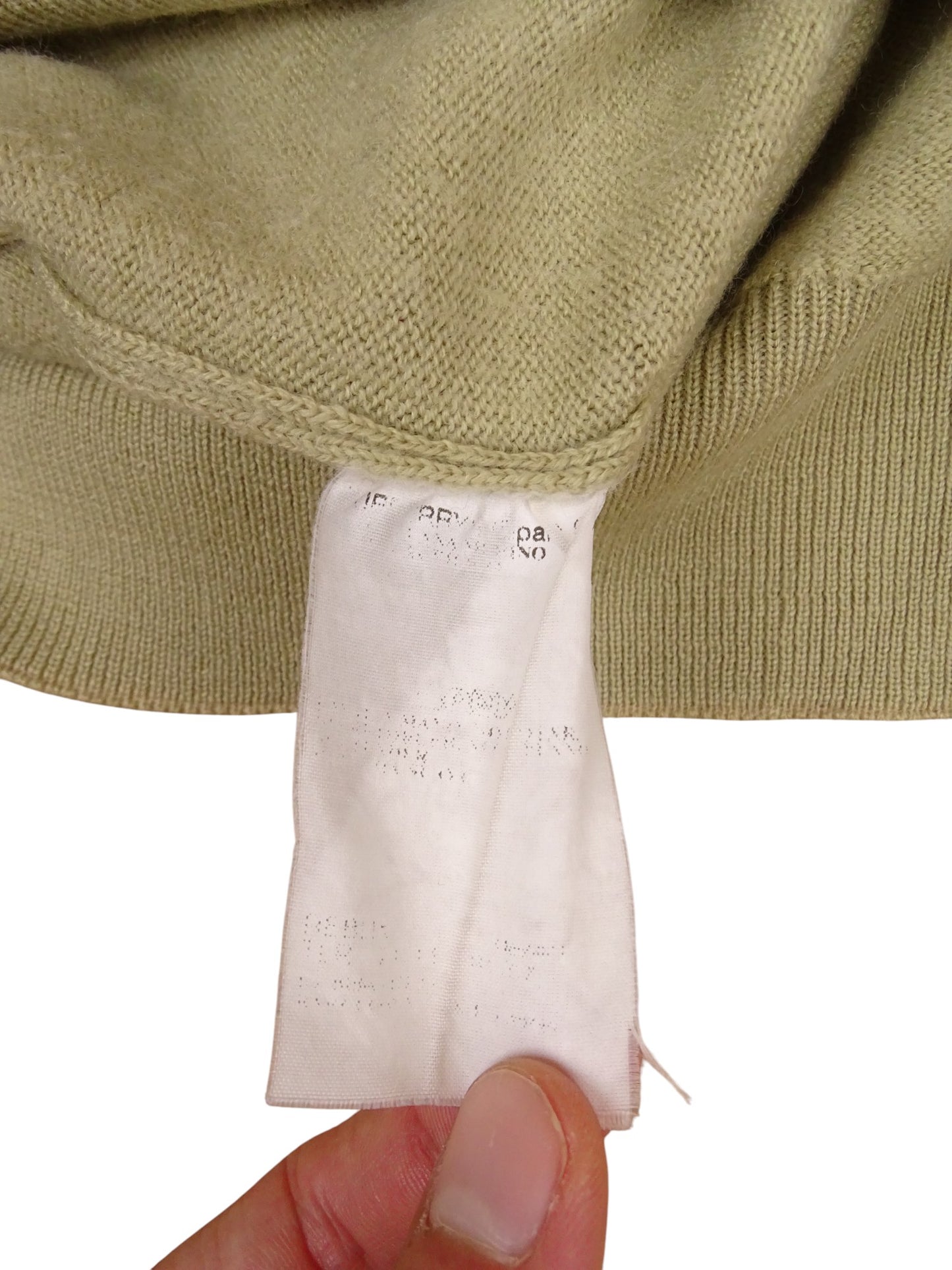 Burberry Pull Col Rond Beige Fin M Homme