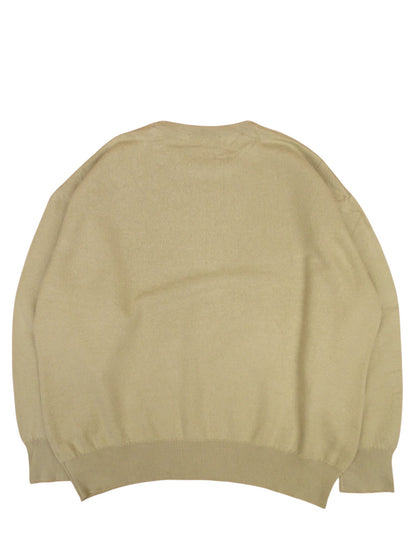 Burberry Pull Col Rond Beige Fin M Homme