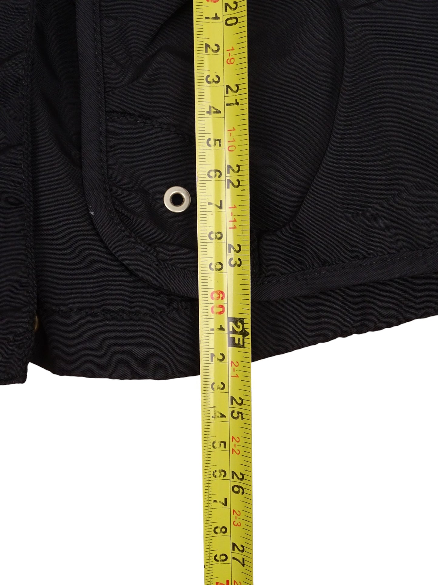 Moncler Veste Double Zip Noire Vintage L Femme