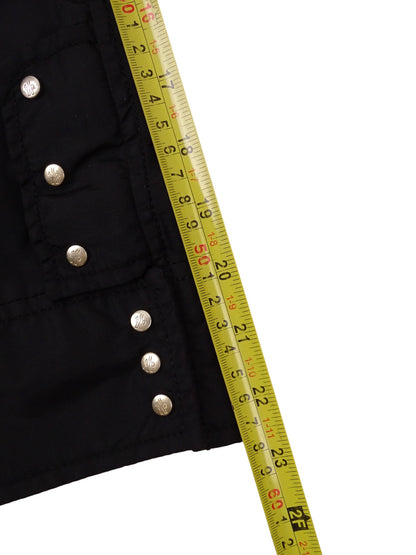 Moncler Veste Double Zip Noire Vintage L Femme