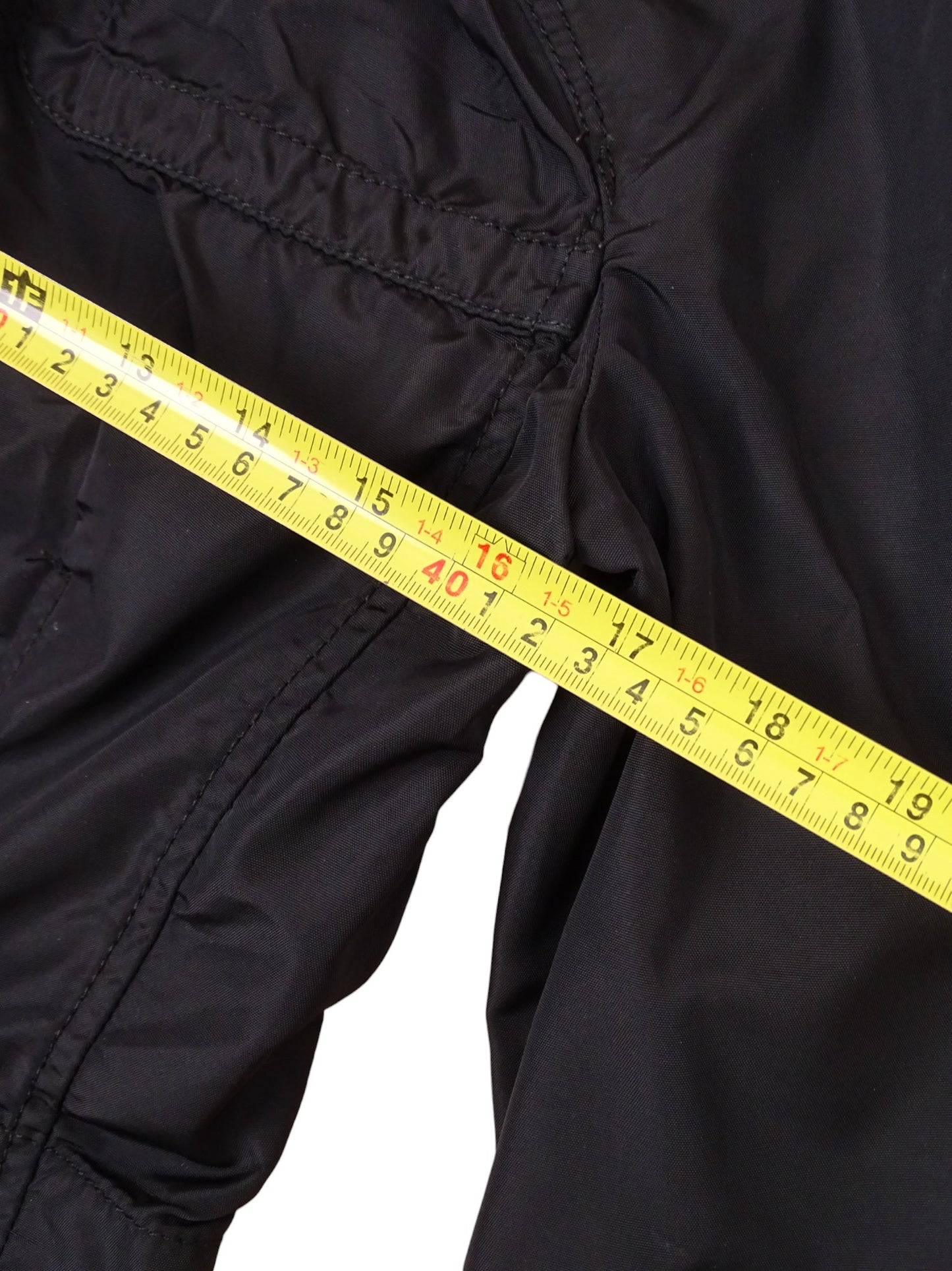 Moncler Veste Double Zip Noire Vintage L Femme