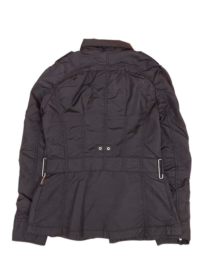 Moncler Veste Double Zip Noire Vintage L Femme