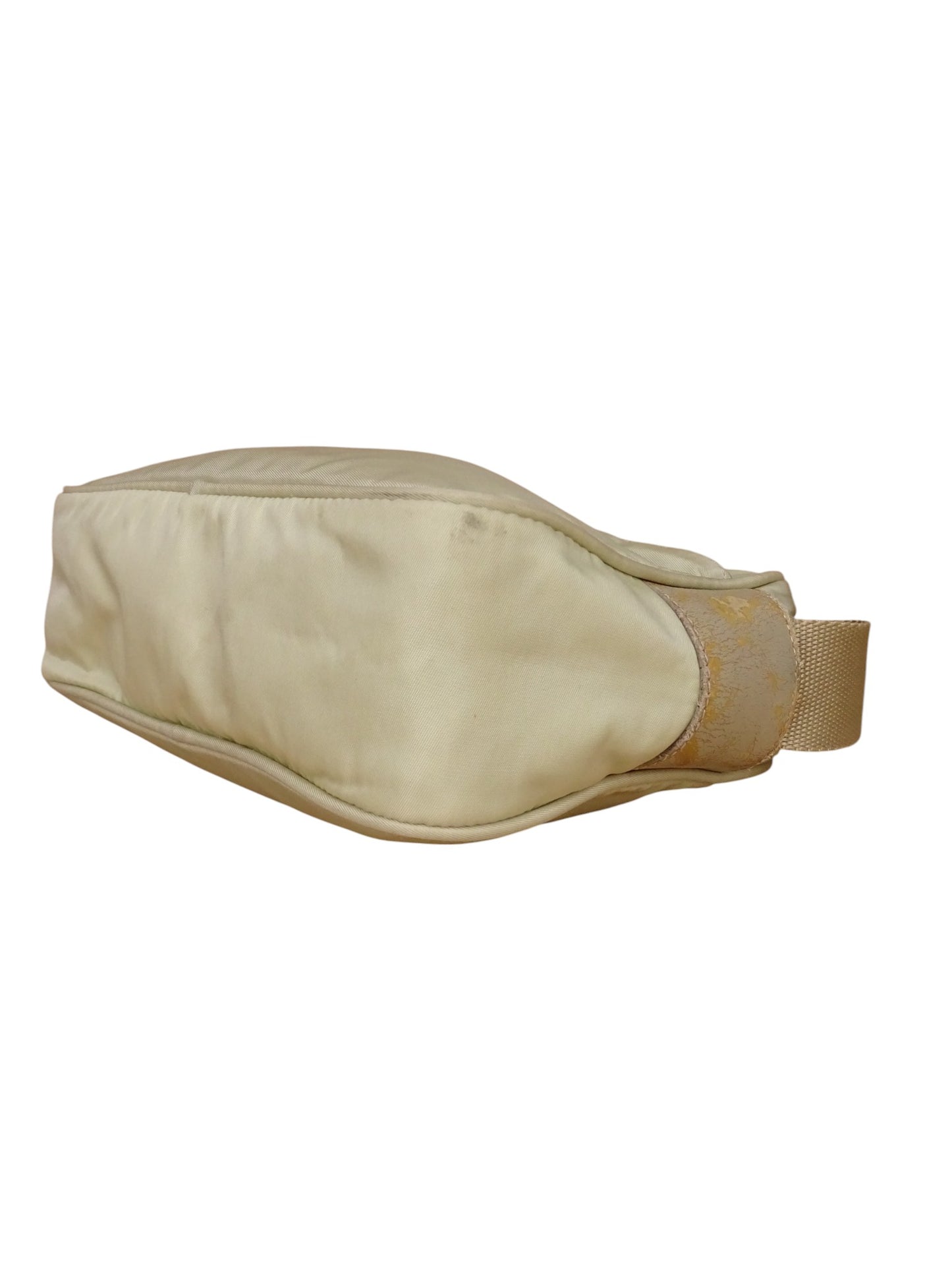 Sacoche Prada Beige Bandoulière Toile Nylon