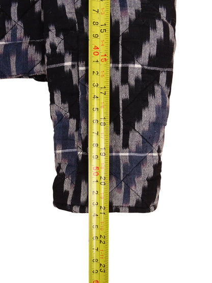 Soeur Veste Coton Zippée Marine/Blanche À Motifs S Femme