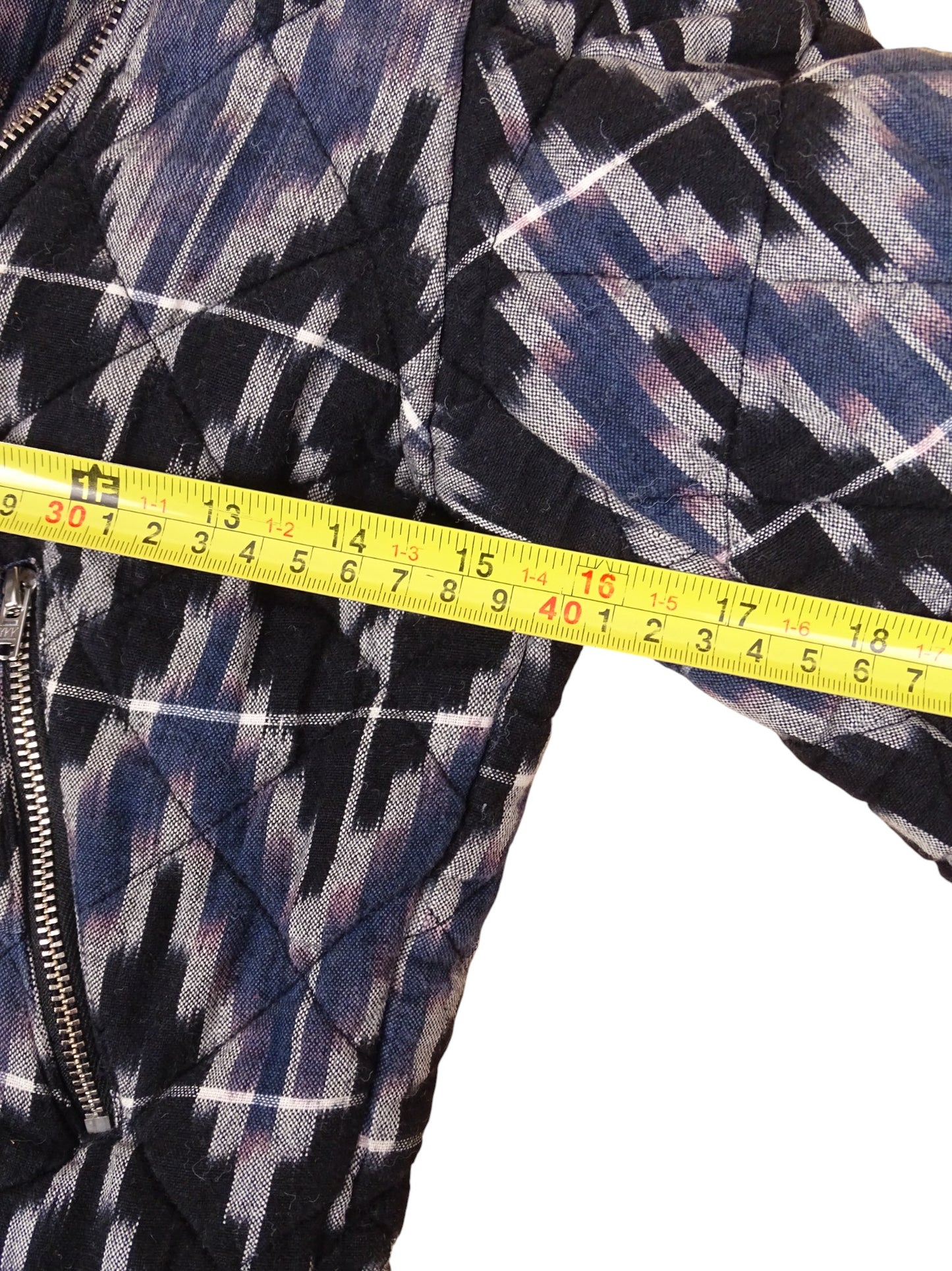 Soeur Veste Coton Zippée Marine/Blanche À Motifs S Femme